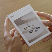 Oura Ring 4 Health & Fitness Tracker Smart Ring, Brushed Silver